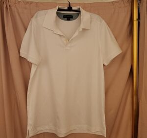 Banana Republic White Polo Shirt